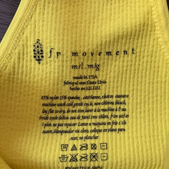 🚫SOLD🚫NWOT! FP Free People Movement Happiness Runs Sweetheart Crop Tank Sz M/L - Picture 8 of 8